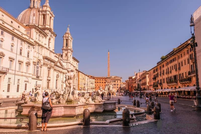Piazza Navona en una ruta por Roma en tres días